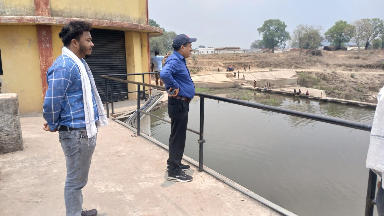 बीजूल नदी में बने वाटर ट्रीटमेंट प्लांट का नगर निगम आयुक्त ने किया निरीक्षण